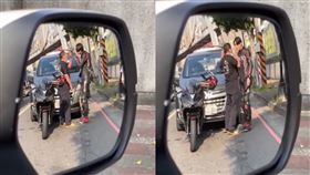 重機騎士與阿伯發生行車糾紛，意外引起網友歪樓。（圖／翻攝自 重機車友 ❘ 各區路況、天氣回報中心 臉書）