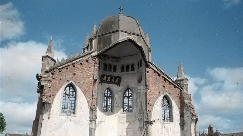 老照片故事／77年前台北最美教堂毀