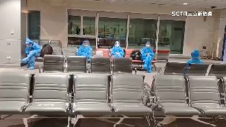 桃機缺救護車！確診旅客戴罩等8小時