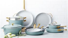 ▲來自比利時的安心無毒鍋具 GreenPan PADOVA系列新上市，GreenPan夢幻湖水綠美型陶瓷不沾鍋 輕鬆成就居家健康美味饗宴！（圖／業者提供）