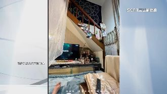 3千多元住2晚客廳　房客傻眼控房東
