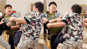 張家兄弟在臉書上傳互毆、扭打影片。（圖／翻攝自國動臉書）