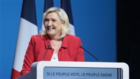 法國極右派總統候選人雷朋（Marine Le Pen）。（圖／翻攝自Marine Le Pen推特@MLP_officiel）