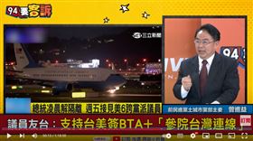 民進黨前土城市黨部主委曾進益分析美議員訪台