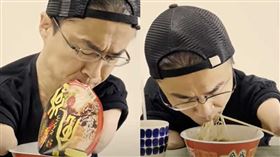 乙武洋匡,泡麵,加蛋,偷吃(翻攝自 乙武洋匡 YouTube)