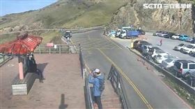 合歡山武嶺及合歡山莊停車場一早已滿。（圖／翻攝畫面）