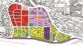 北市大直大彎北段 明水路、敬業路 台北市都發局提供