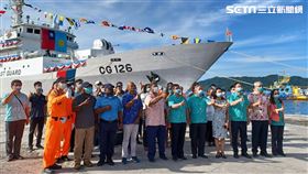 行政院環境保護署長張子敬出席「中華民國（台灣）-帛琉共和國海巡敦訪升旗典禮」（圖／外交部提供）