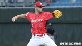 ▲味全龍先發投手布里悍。（圖／記者劉彥池攝影）