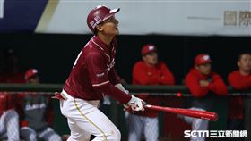▲樂天桃猿游擊手馬傑森。（圖／記者劉彥池攝影）