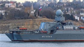 俄羅斯黑海艦隊旗艦「莫斯科號」（Moskva）　路透社