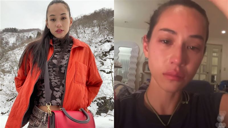 掀性騷擾內幕反被撻伐　女星直播爆哭