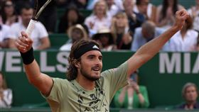 ▲西西帕斯（Stefanos Tsitsipas）準決賽直落2擊敗茲韋列夫（Alexander Zverev）。（圖／美聯社／達志影像）