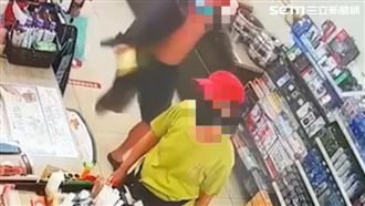 中和6旬嬤超商結帳　遭壯漢出腳狠踹