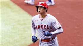 ▲大谷翔平連續7場敲出安打，3戰狂敲7打點。（圖／美聯社／達志影像）