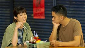 李淳和孫可芳在《洞裡的月亮》飾演情侶。（圖／MyVideo提供）