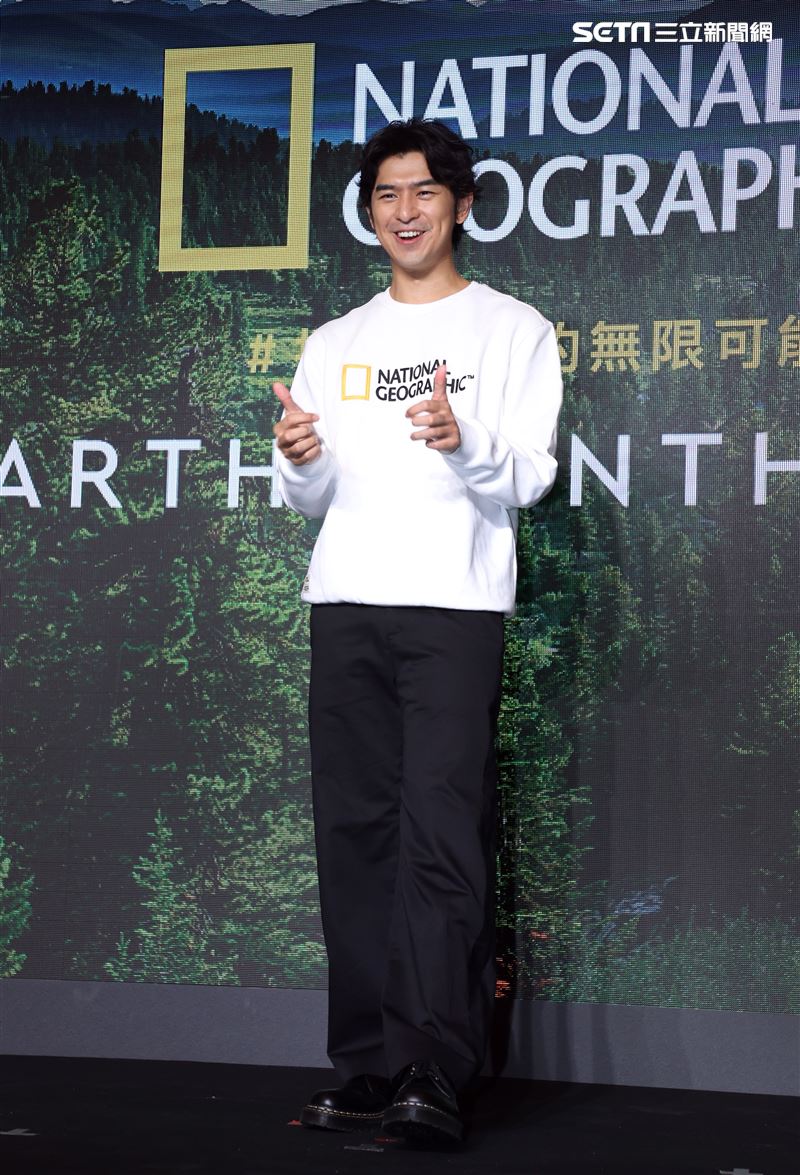陳柏霖出席國家地理探尋森林無限可能分享保育重要性。（記者邱榮吉/攝影）