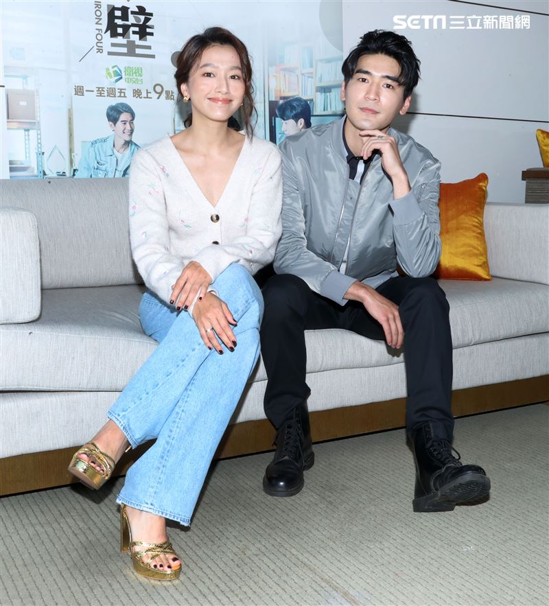 涂善存、林意箴三立新聞網專訪。（記者邱榮吉/攝影）