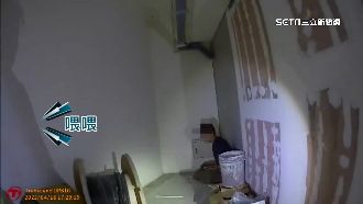 通緝犯遇警棄車逃　躲工地庫房被揪出