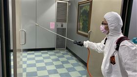 北市公管中心針對11樓東北區清消（圖／北市府提供）