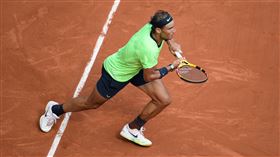 ▲西班牙「蠻牛」納達爾（Rafael Nadal）重返球場訓練。（圖／美聯社／達志影像）