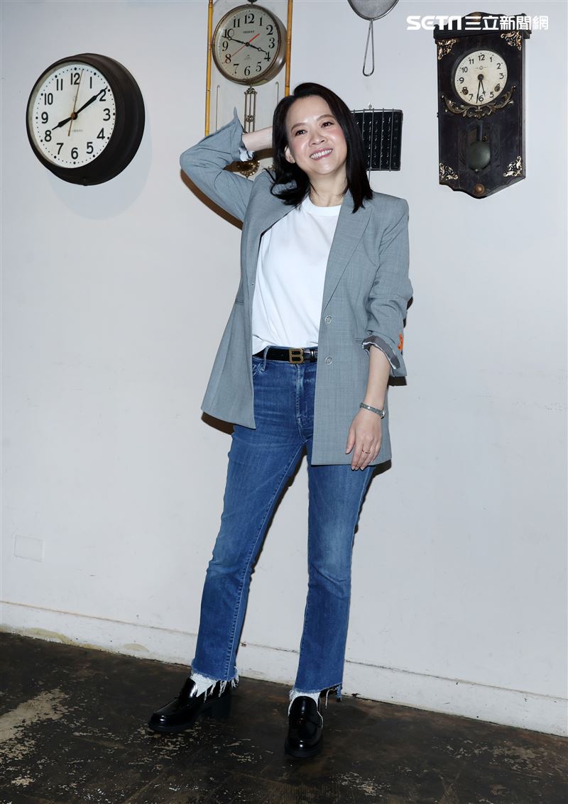 三立「我們回家吧2」曾寶儀媒體聯訪，節目甘苦談。（記者邱榮吉/攝影）
