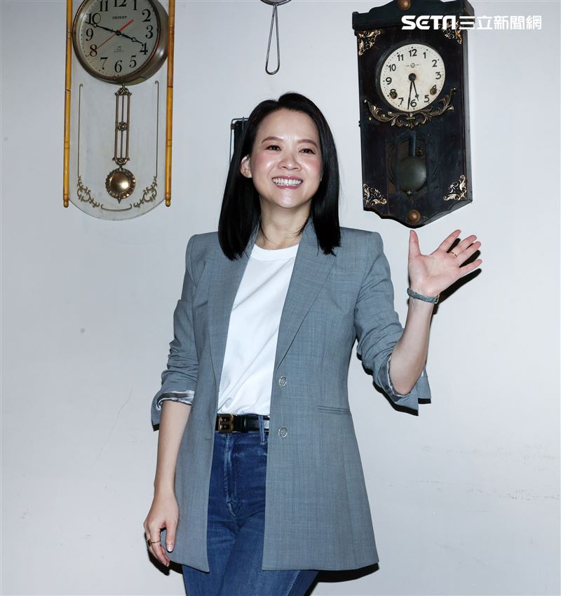 三立「我們回家吧2」曾寶儀媒體聯訪，節目甘苦談。（記者邱榮吉/攝影）