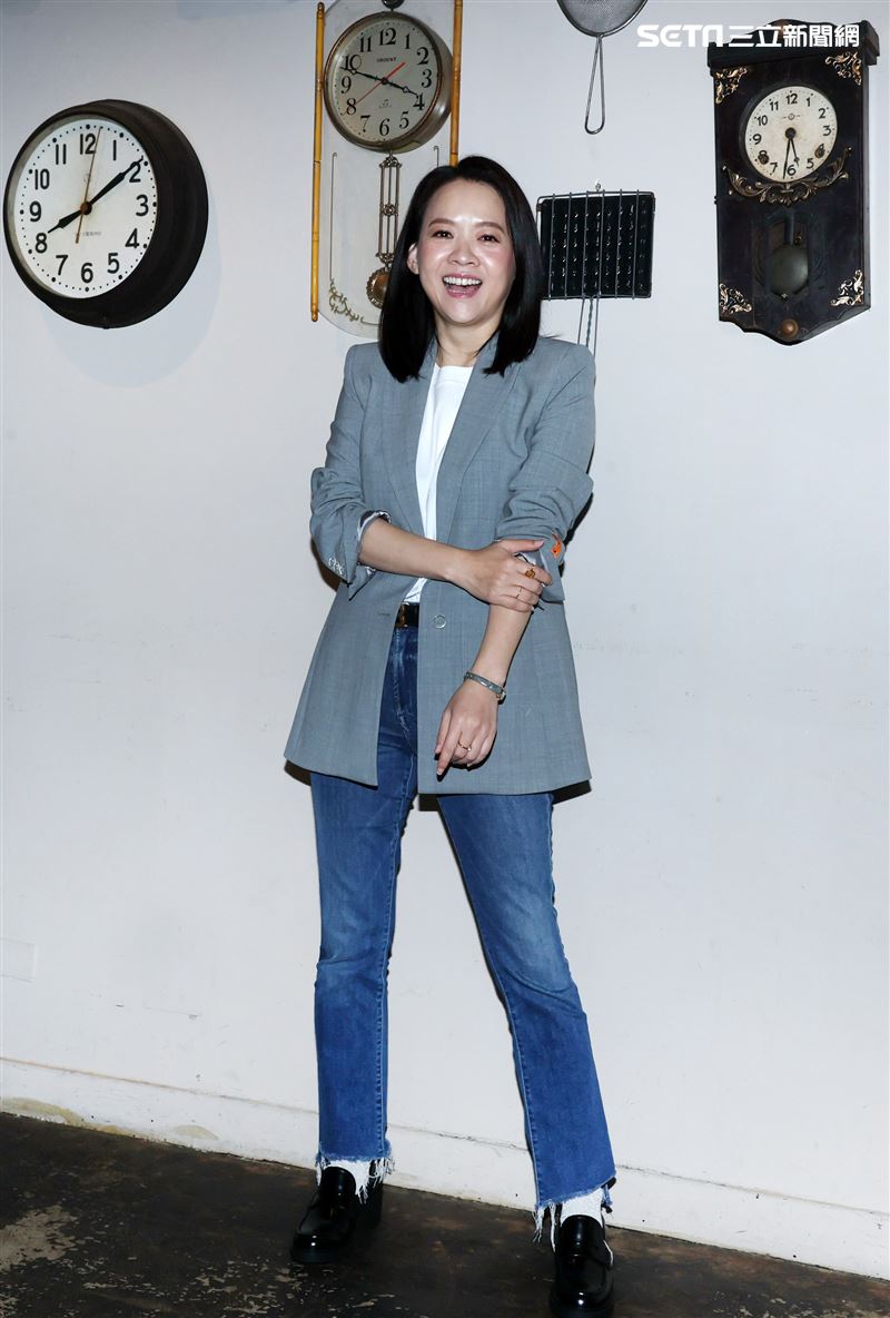 三立「我們回家吧2」曾寶儀媒體聯訪，節目甘苦談。（記者邱榮吉/攝影）