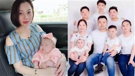 中國一名女子13年生了7個孩子。（圖／翻攝自網易新聞）
