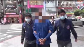 台北車站附近傳出連續縱火事件，警方帶回54歲張姓遊民 翻攝