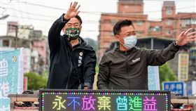 趙天麟助陣新北曾進益　馬拉松式車掃全力衝刺初選