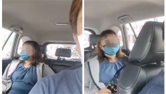 又有腳交攻擊！高雄運將遭女乘客踹椅