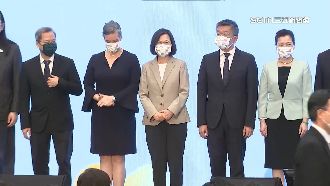 解隔後首場行程！蔡英文、蔡其昌同框