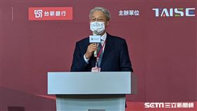台新特地與臺灣永續能源研究基金會合作舉辦「台新三十永續淨零高峰會論壇」，共倡永續淨零。台新金董事長吳東亮致詞。（圖／記者戴玉翔攝影）