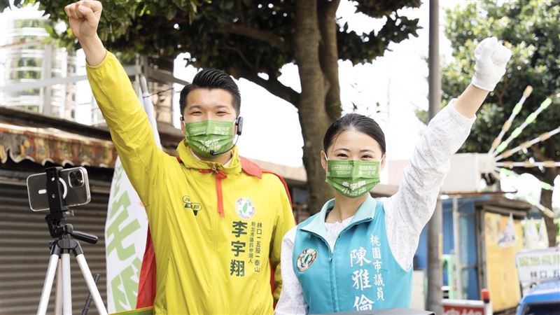 桃議員陳雅倫跨區陪李宇翔車掃