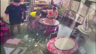 嫌餐廳20元白飯貴　夫妻怒砸盤