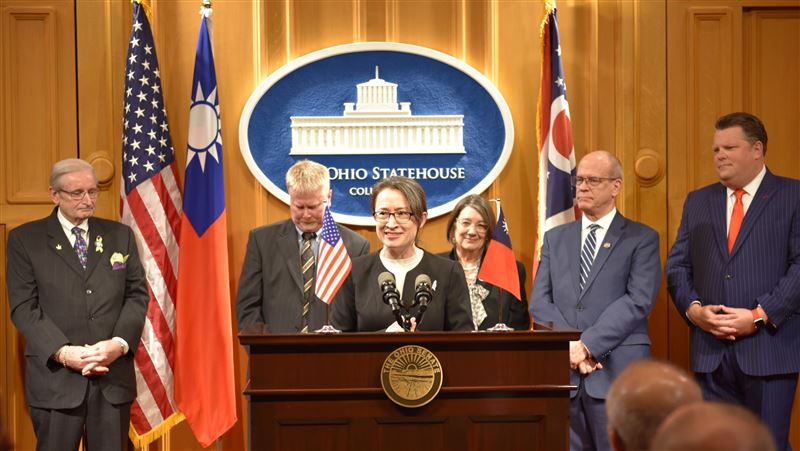 蕭美琴見證俄亥俄州議會成立友台連線