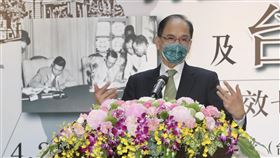 游錫(方方土)出席舊金山和約及台北和約70週年研討會「舊金山和約」及「台北和約」生效70週年，國史館、台灣新世紀文教基金會與台灣國際法學會23日舉辦研討會，立法院長游錫(方方土)出席致詞。中央社記者張皓安攝  111年4月23日