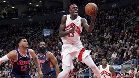 ▲暴龍110：102拿下系列賽首勝。（圖／美聯社／達志影像）