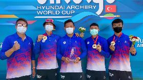 台灣射箭男團世界盃安塔利亞站奪金（3