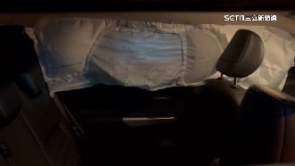 駕駛恍神撞載孕婦休旅車　安全氣囊爆