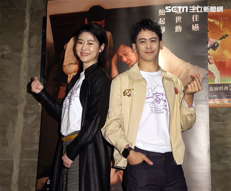 「一家之主」演員李淳、導演王希捷媒體聯訪。（記者邱榮吉/攝影）