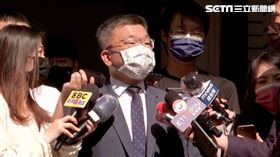 0426蔡其昌回應帶職參選（圖／三立新聞）