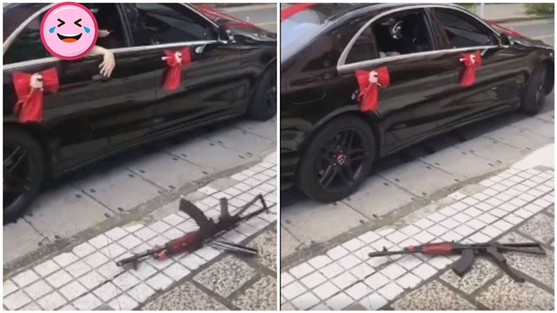 新娘出嫁丟長槍之王　他只許願這事