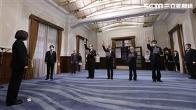蔡英文主持「新任行政院及考試院政務人員宣誓典禮」（圖／總統府提供）