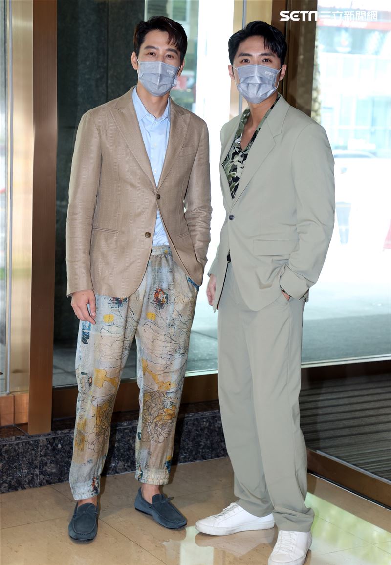 「親愛的亞當」男主角胡宇威、李運慶。（記者邱榮吉/攝影）