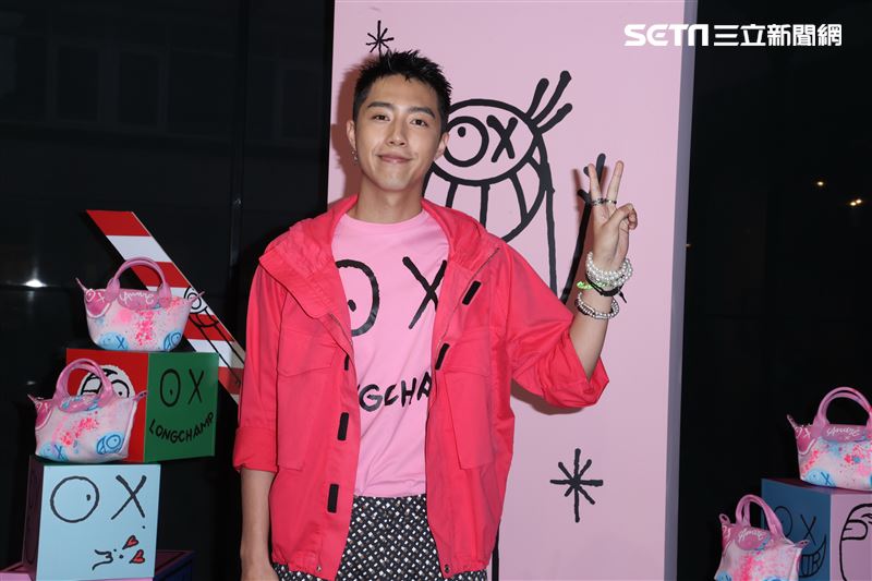 蔡凡熙出席Longchamp & André 藝術聯名系列發表會。（記者邱榮吉/攝影）