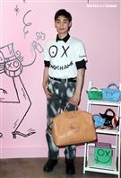 章廣辰出席 Longchamp &amp; André 藝術聯名系列發表會。（記者邱榮吉/攝影）