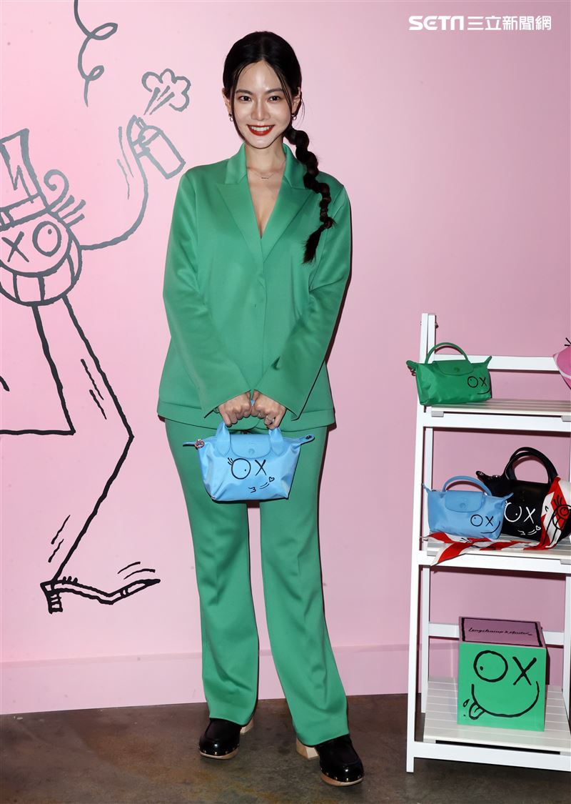 曾之喬出席Longchamp & André 藝術聯名系列發表會。（記者邱榮吉/攝影）