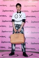 章廣辰出席 Longchamp &amp; André 藝術聯名系列發表會。（記者邱榮吉/攝影）